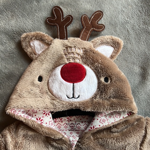 Adorable Rudolph Quilted Coverall - Picture 2 of 10